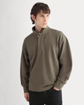 Off-Duty Terry Pullover | Olive Night