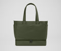 The Double Diaper Tote in Olive Green