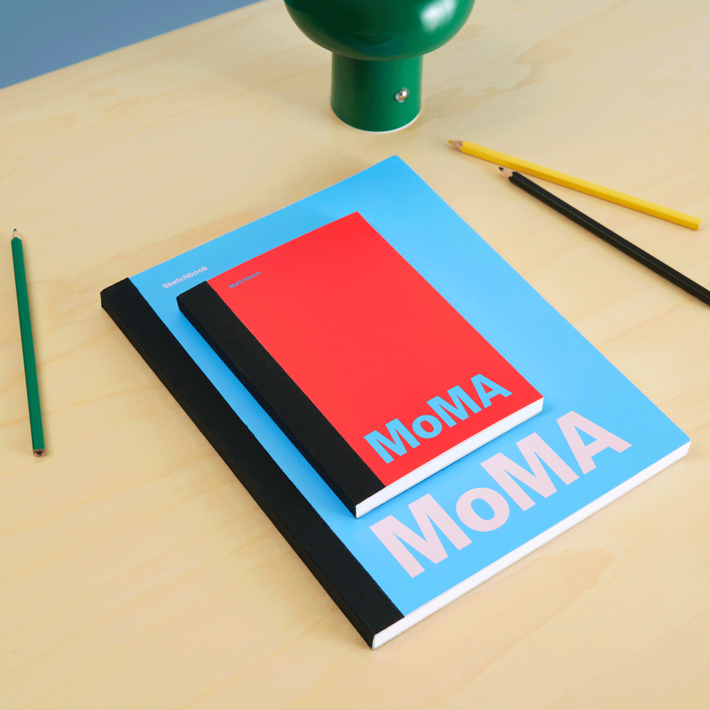 Colorful MoMA Sketchbook - Blue/Pink