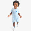 Baby embroidered stripe pocket shortie