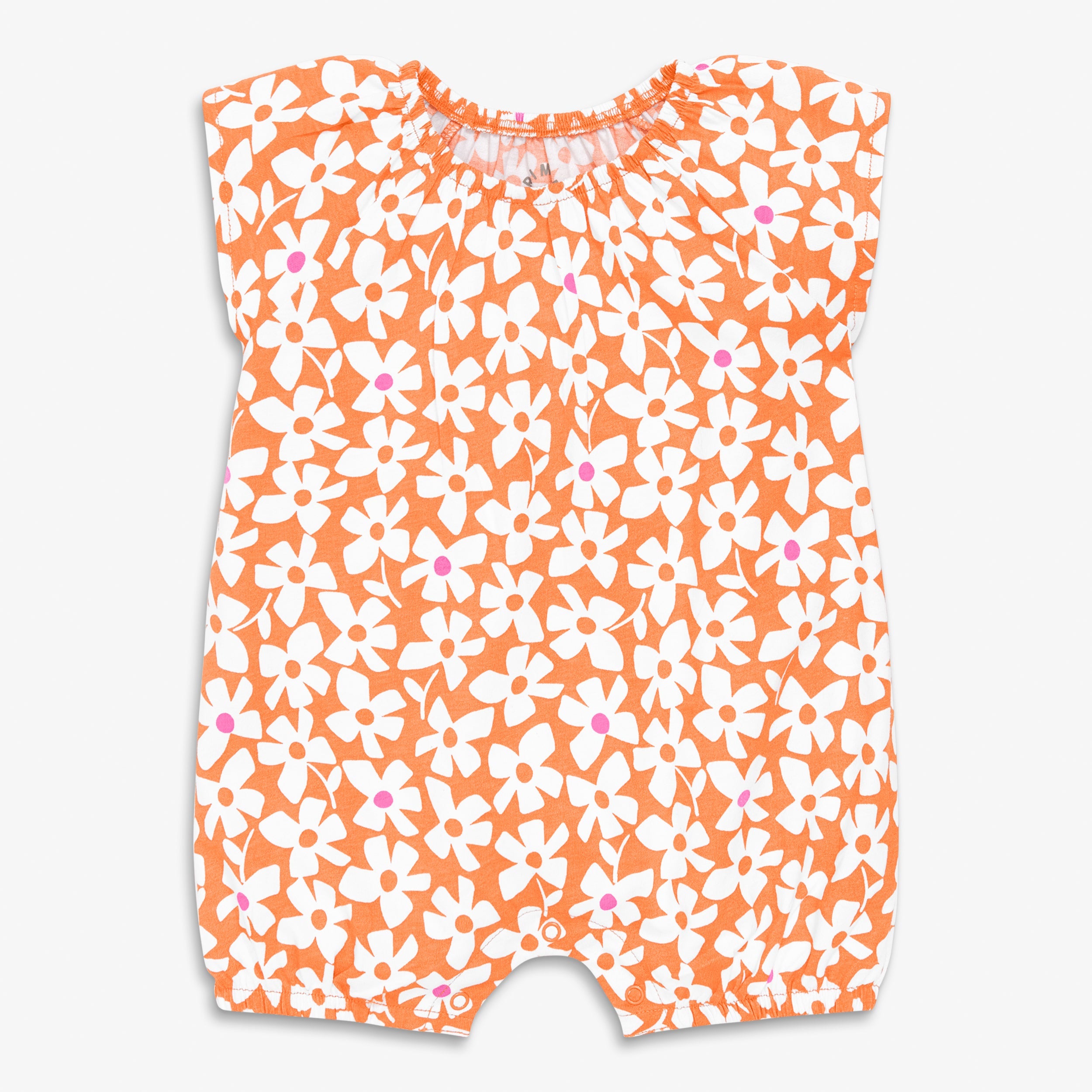 Baby flutter sleeve shortie in blooms