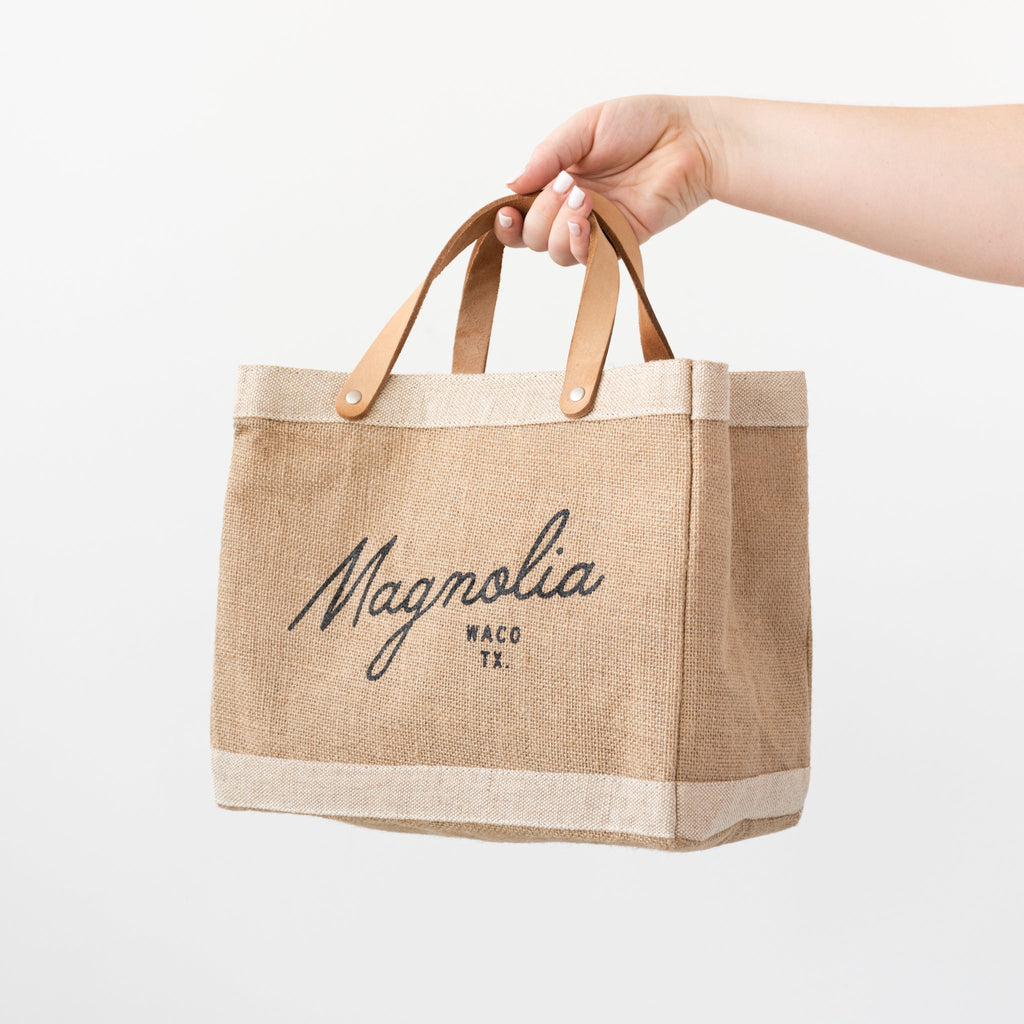 Magnolia Script Market Tote