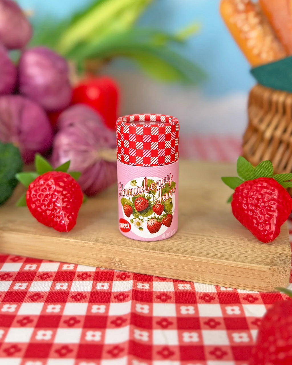Strawberry Jam Match Jar