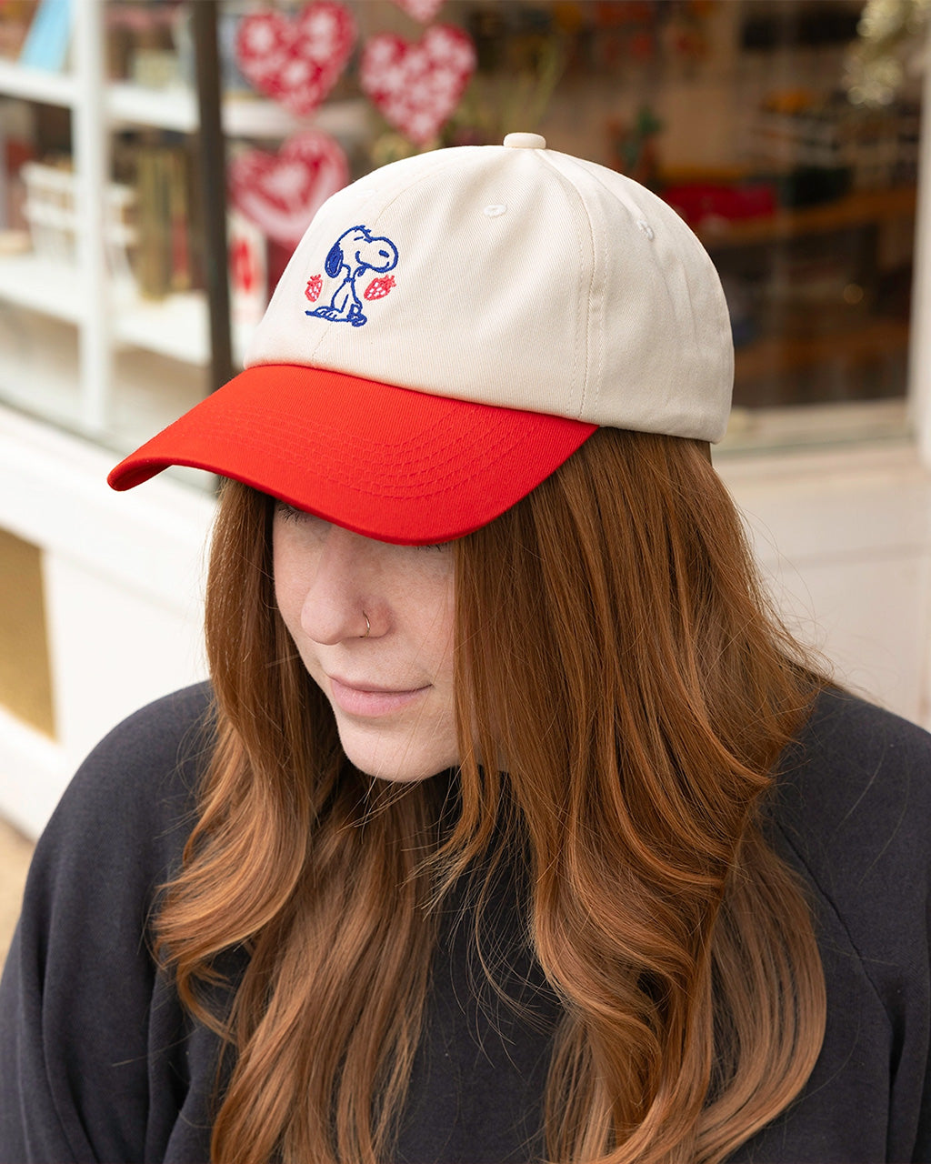 Snoopy Strawberry Dad Hat