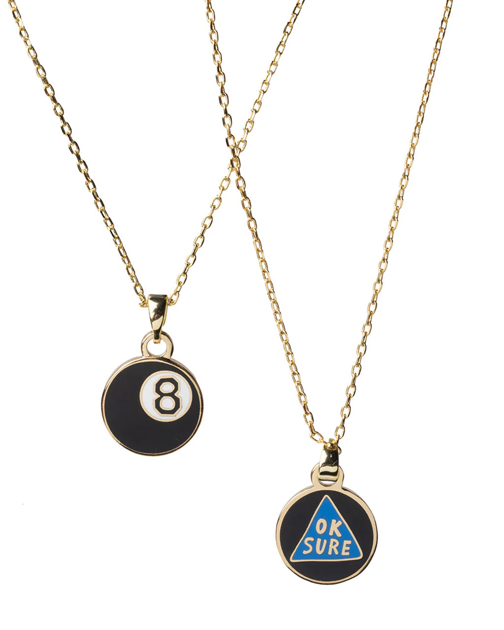 Magic 8-Ball Double Sided Pendant