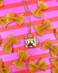 Ravioli Locket Necklace