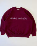 Trinket Collector Chainstitch Sweatshirt - Burgundy