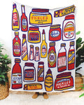 Condiments Knit Blanket
