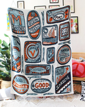 Sardines Knit Blanket - Atlantic