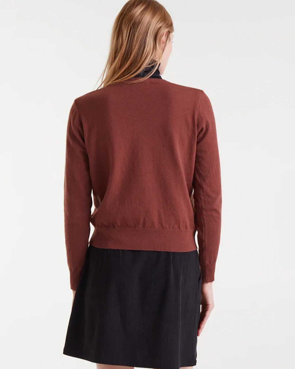Heart Sweater - Brown