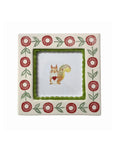 Ceramic Photo Frame - Green Flowers
