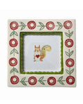 Ceramic Photo Frame - Green Flowers