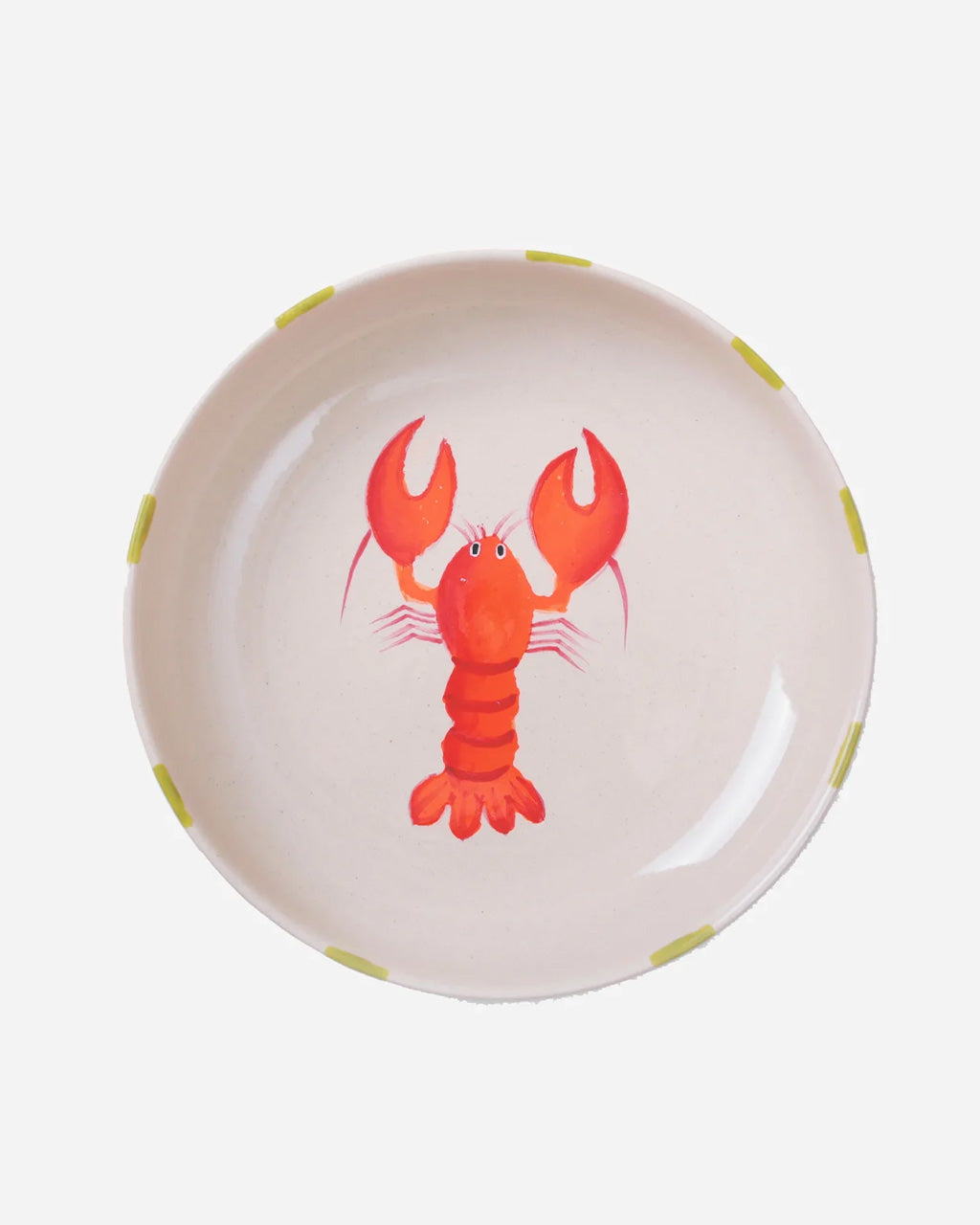 Ceramic Serving Bowl - Lobster