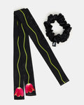 Silk Tie Scrunchie - Tulip