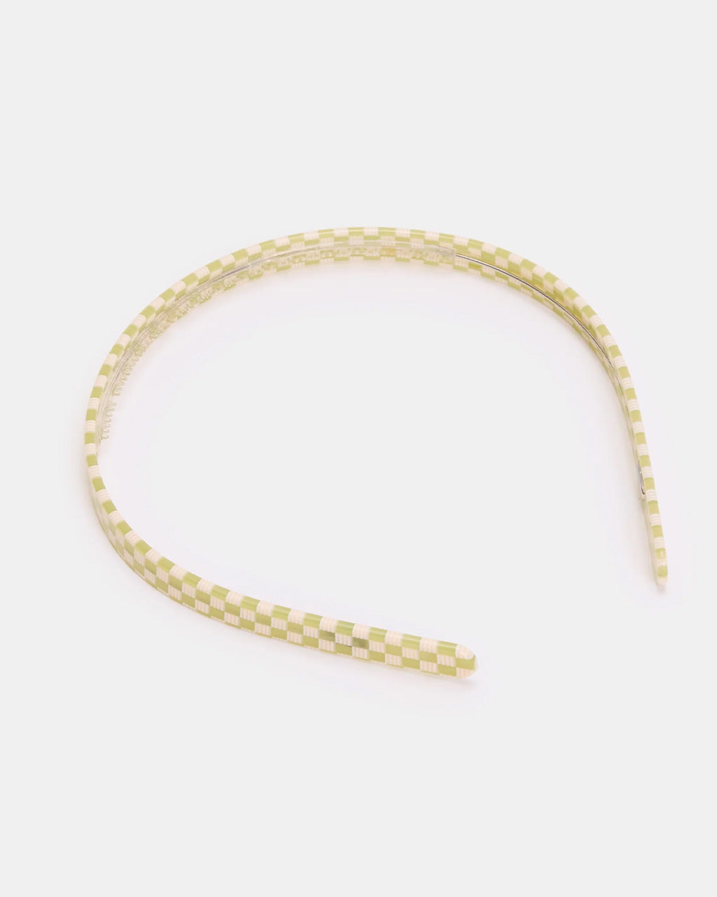 Classic Headband - Olive Check