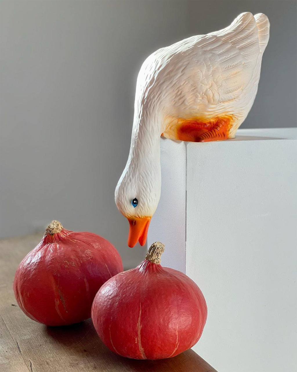 Duck Looking Down Lamp