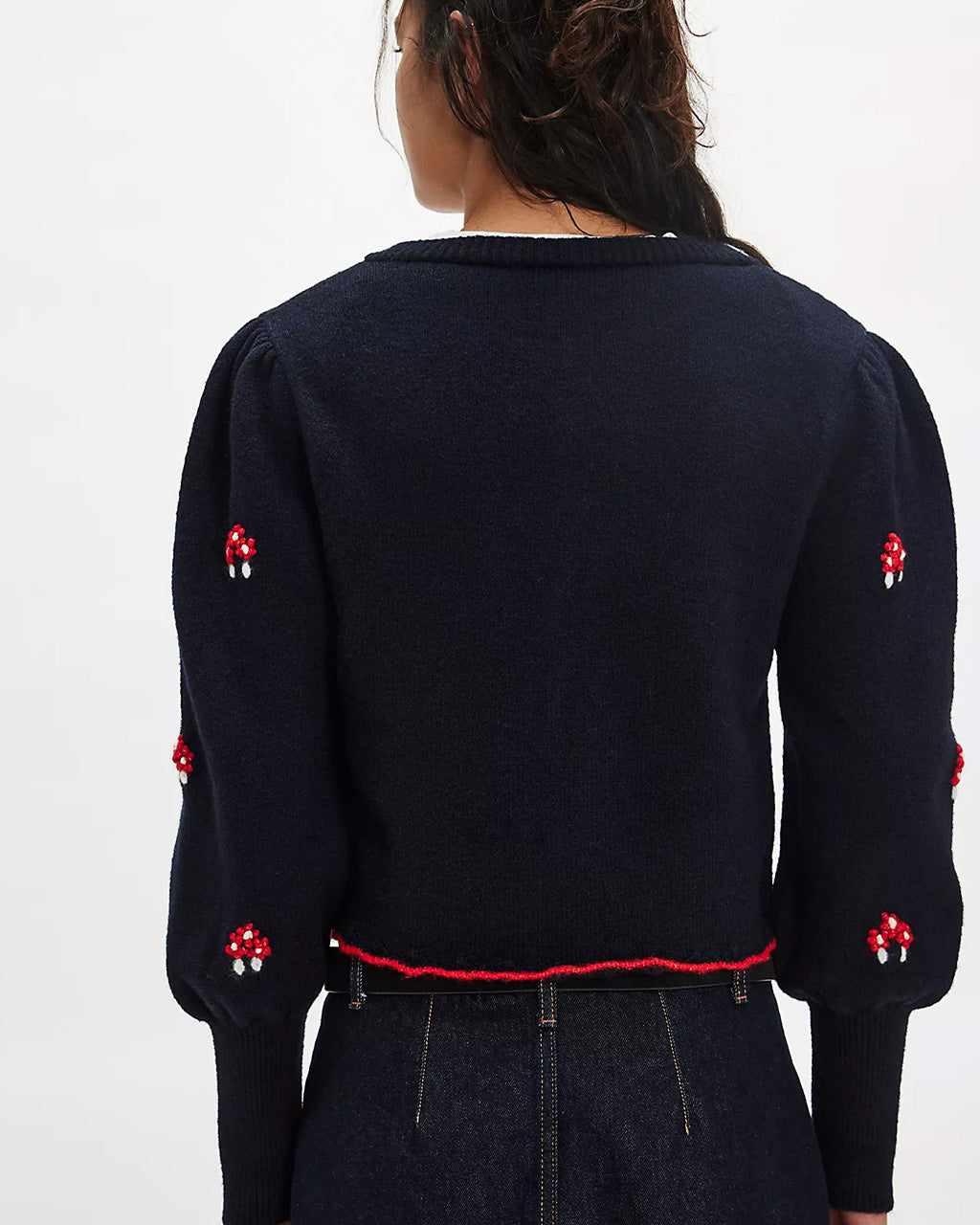 Nonna Knit Cardigan - Midnight Bloom Combo