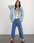 We The Free Deep Trance Dropped Boyfriend Jeans - Ocean