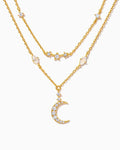 Moon & Stars Layered Necklace