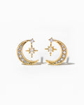 Stargazer Moon Earrings