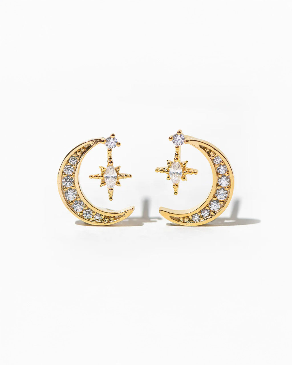 Stargazer Moon Earrings