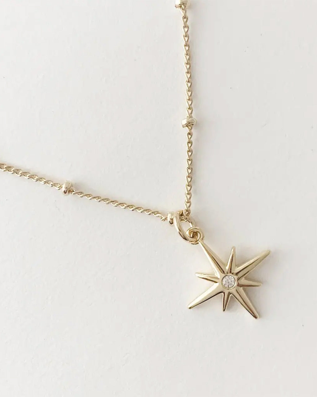 North Star Necklace - Gold