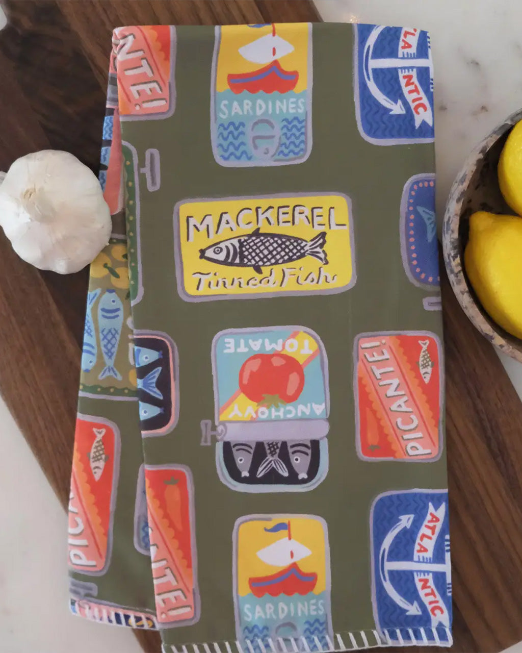 Tinned Fish Tea Towel