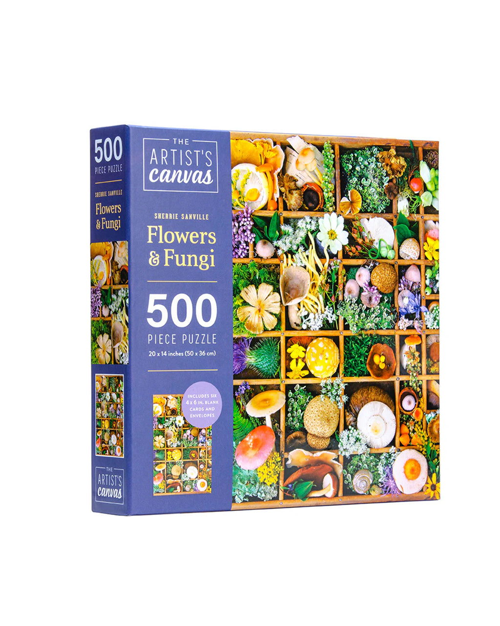 Flowers And Fungi - 500 Piece Puzzle