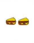Deli Sandwich Enamel Earrings