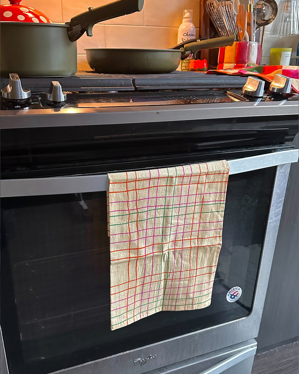 ban.do Plaid Tea Towel