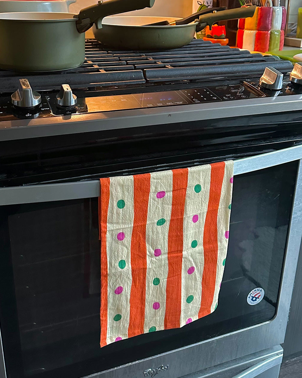 ban.do Stripe Tea Towel