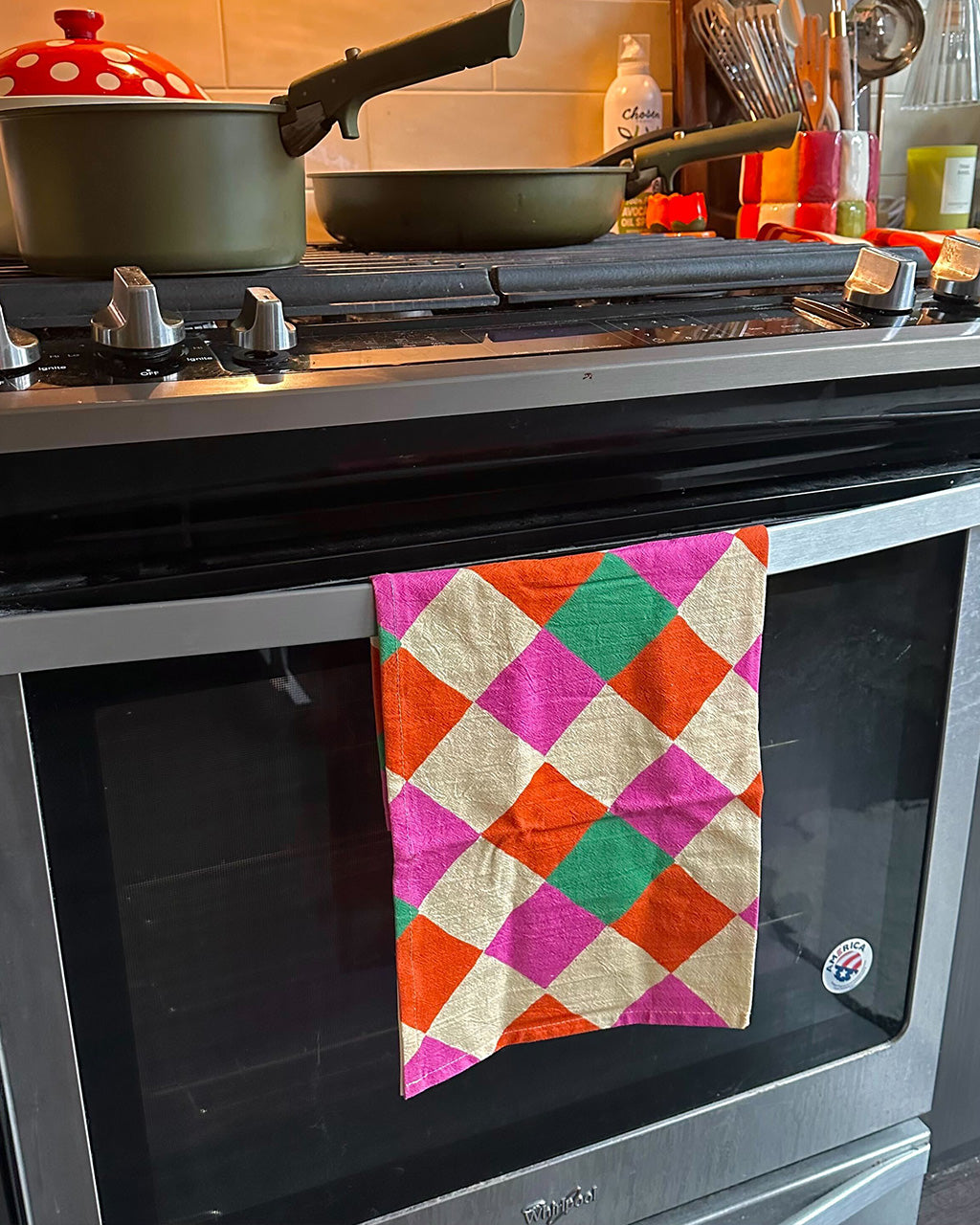 ban.do Diamonds Tea Towel