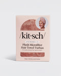 Terracotta Plush Microfiber Hair Towel