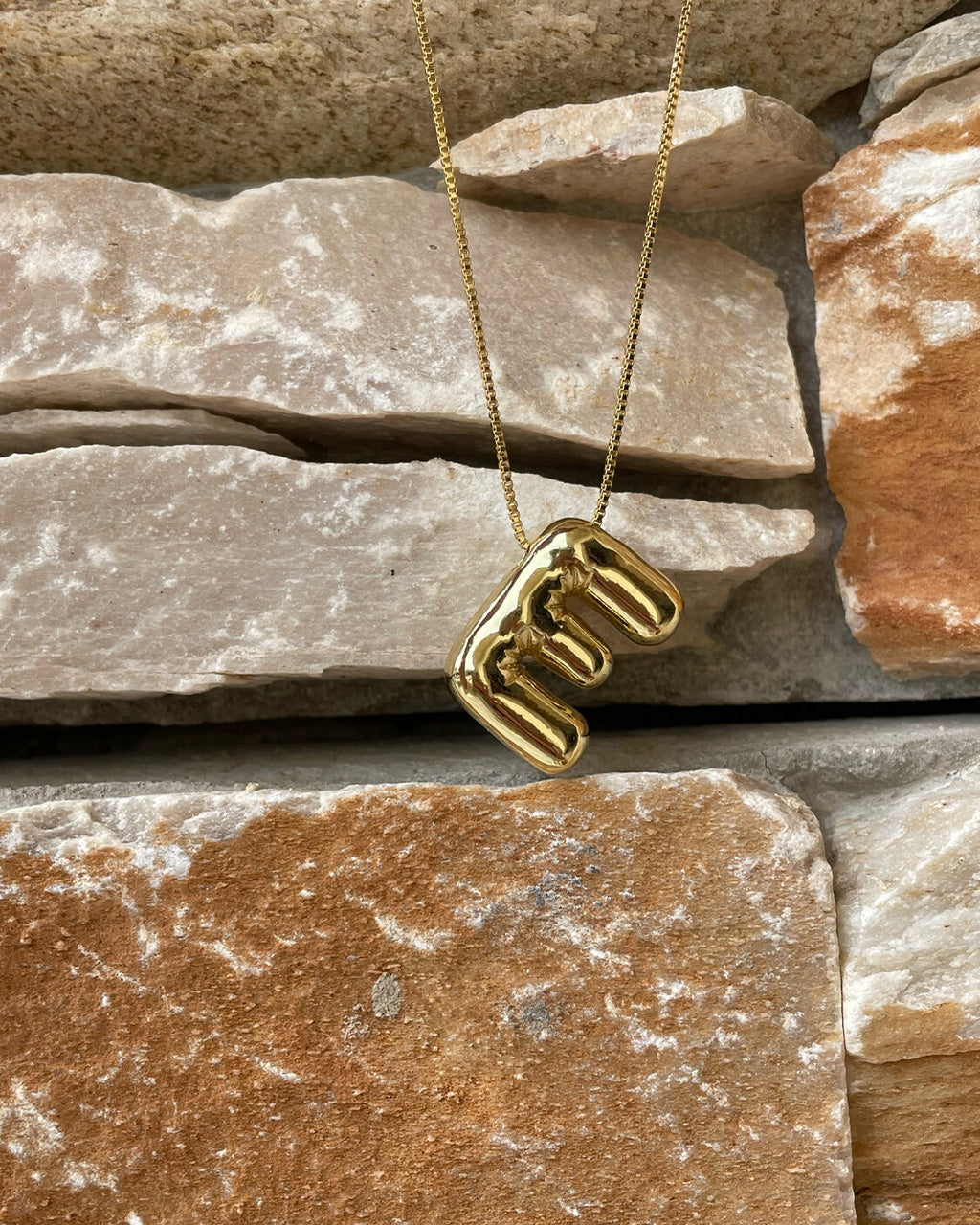Balloon Initial Necklace