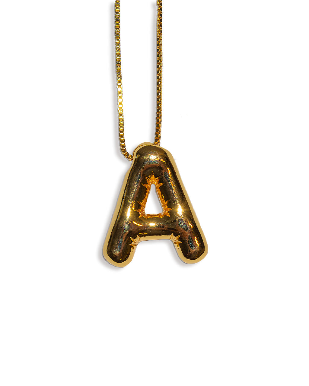 Balloon Initial Necklace