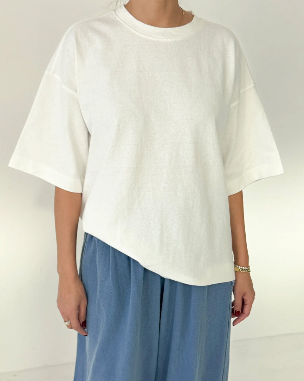Jayden Tee - White Cotton