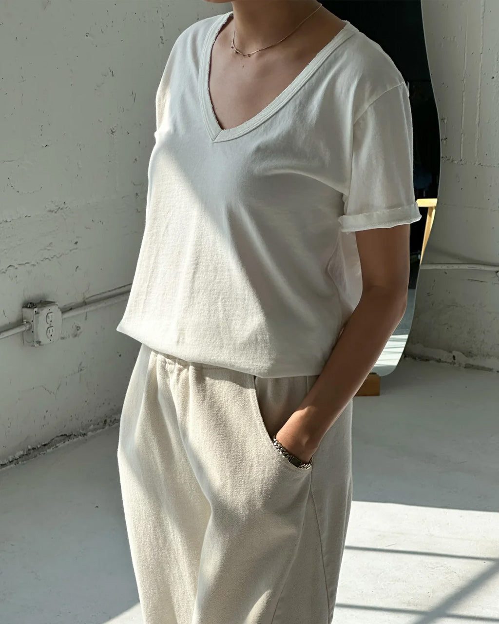La Vie Tee - Vintage White