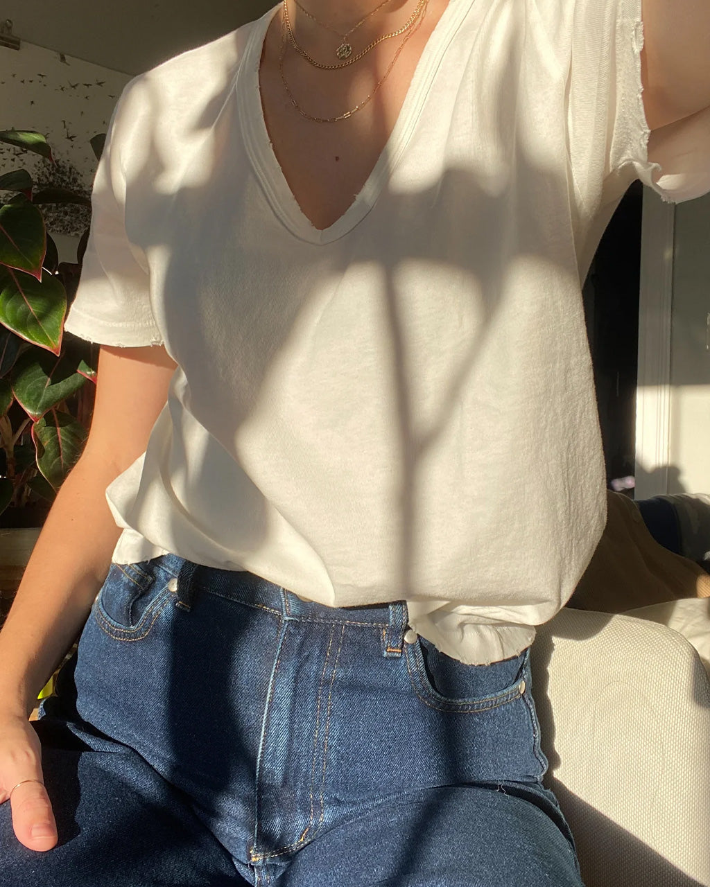 La Vie Tee - Vintage White