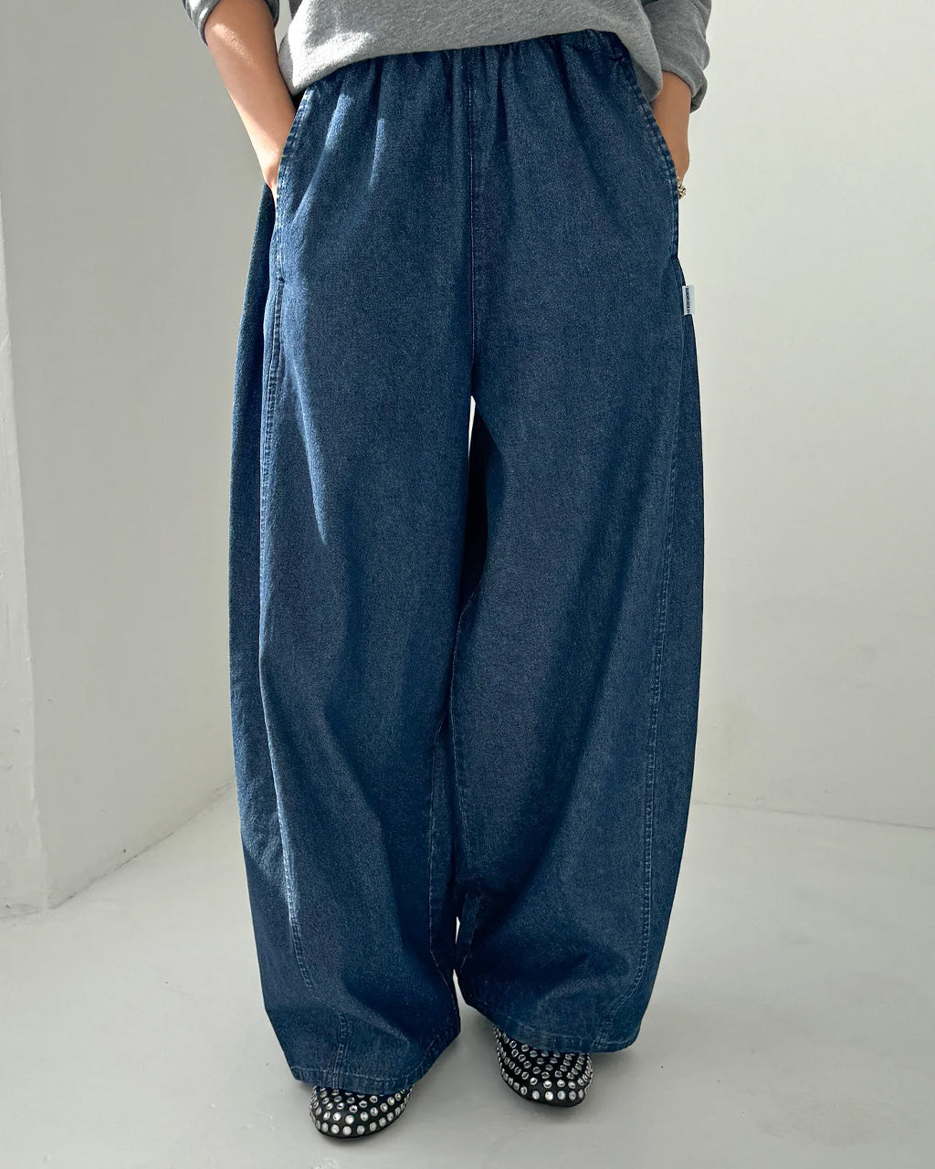 Parachute Pants - Denim Blue