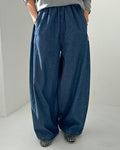 Parachute Pants - Denim Blue