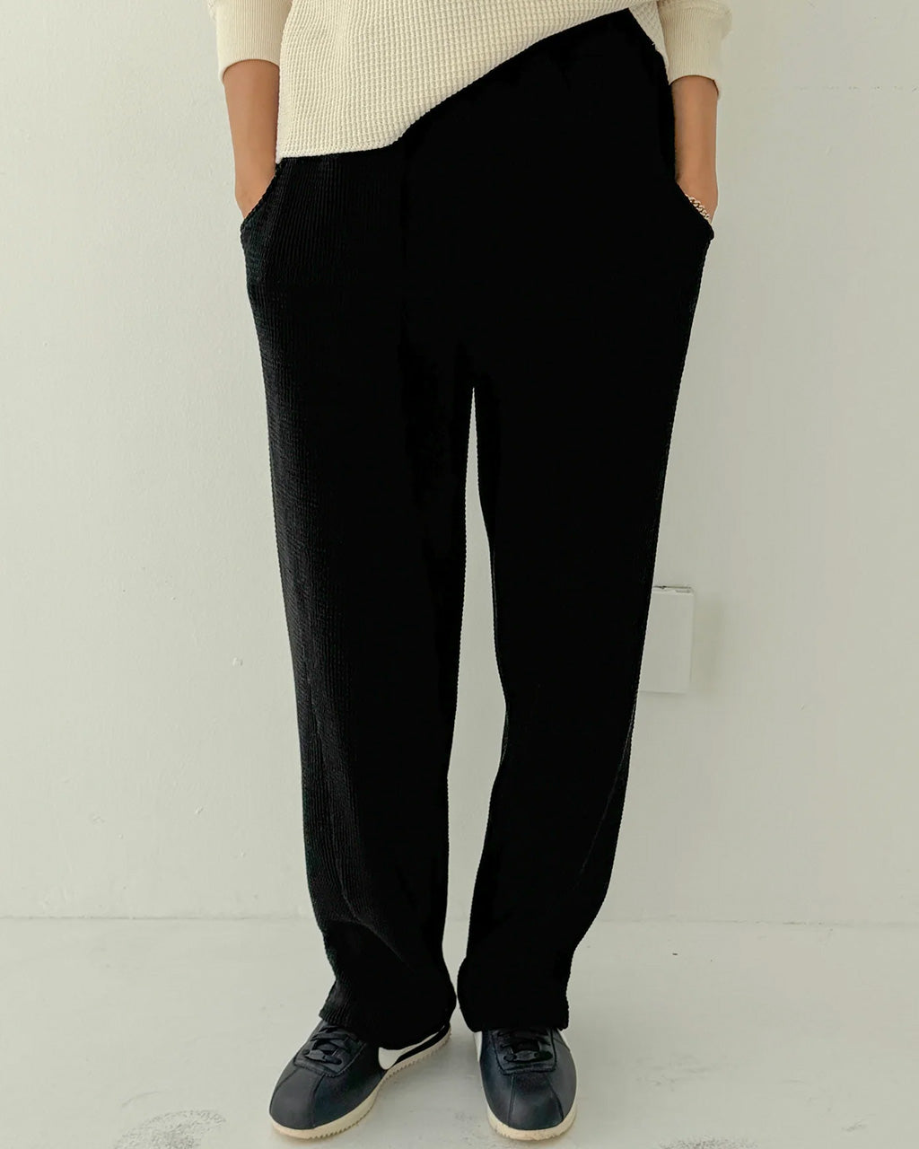 Waffle Lo Pants - True Black