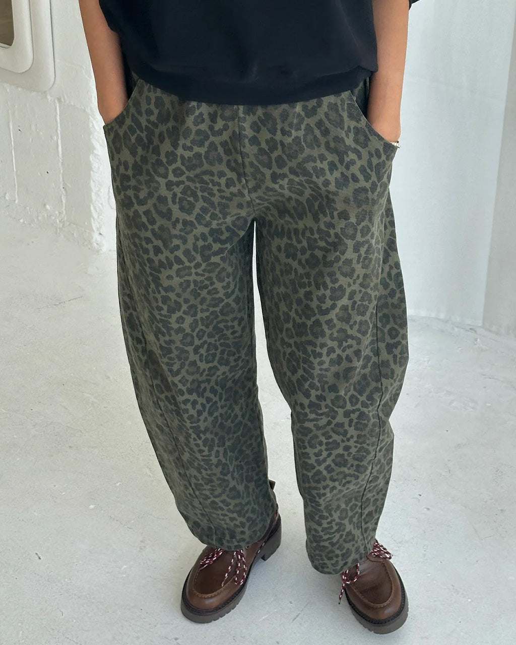 Arc Pants - Fern Leopard