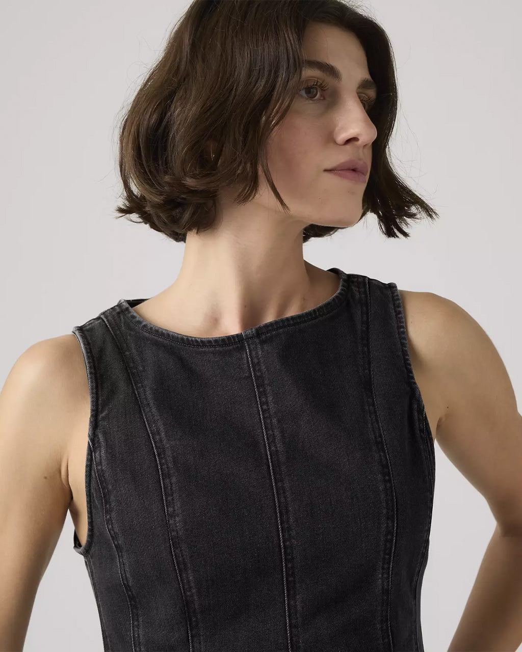 Leighton Peplum Top - NY Nights