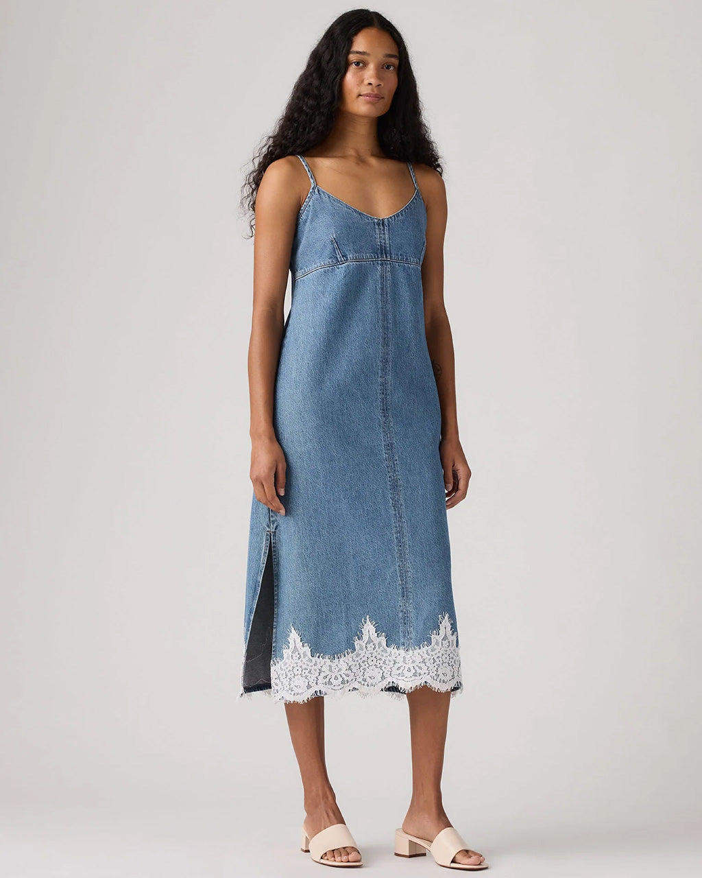 90's Denim Slip Dress - Slipped My Mind