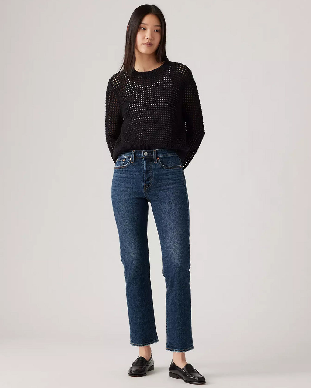 Wedgie Straight Jeans - Indifferent Indigo