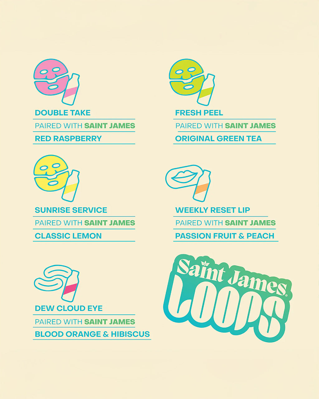 Saint James x Loops Variety Mask Set