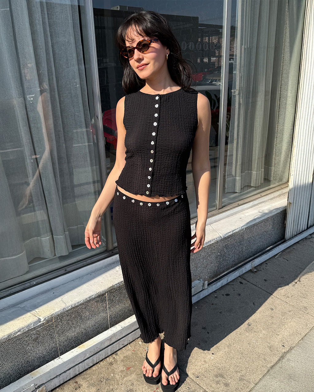 Sammy Skirt - Caviar