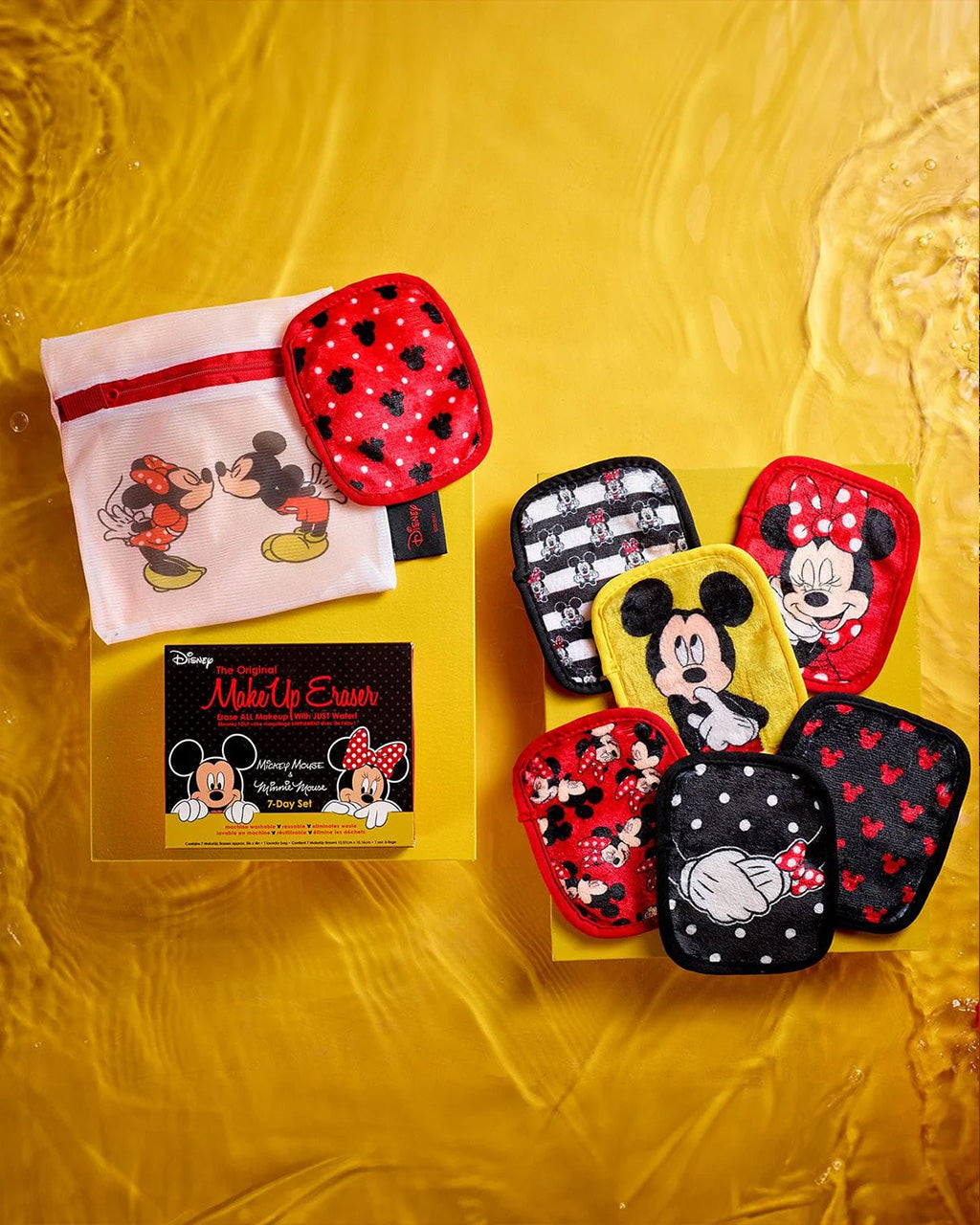Mickey & Minnie Makeup Eraser - 7 Day Set