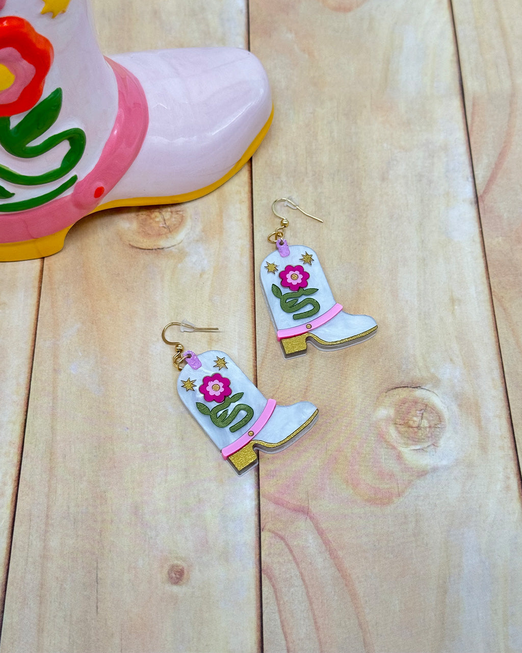 Boot Earrings