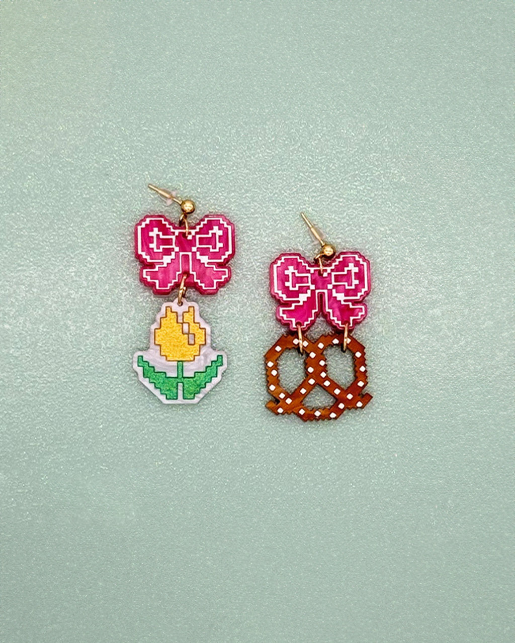 Pretzel + Tulip Earrings
